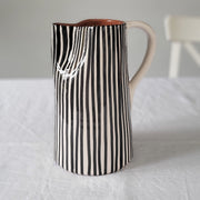 Maxi-Krug 1.5 l gestreift schwarz